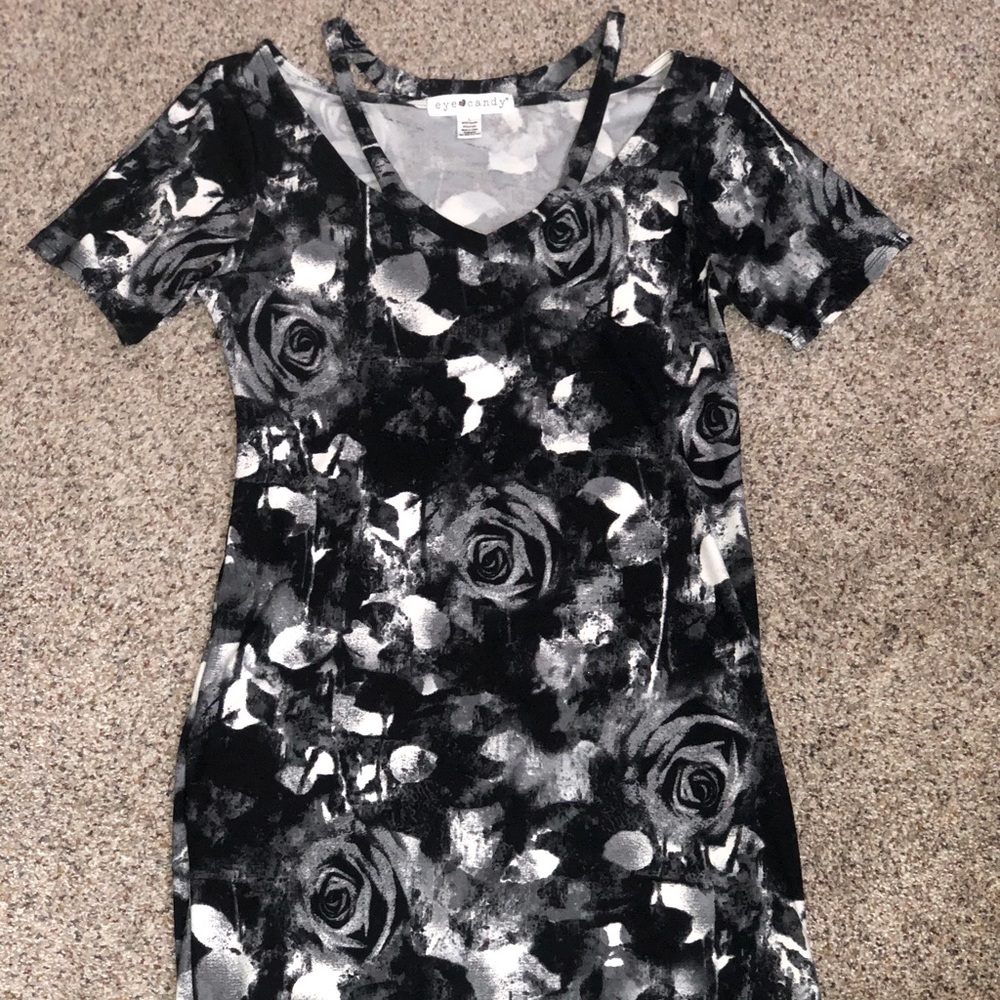 off the shoulder body-con dress